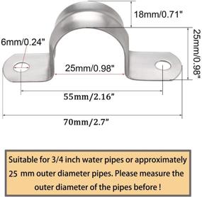 img 3 attached to 🔩 Ассортимент натяжных скобы из нержавеющей стали, 4 дюйма