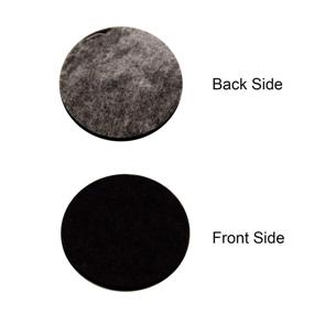 img 2 attached to Iceyyyy 100+ Pieces Black Adhesive Felt Circles, Premium Self-Adhesive Felt Stickers (1.5 Inch) for Halloween DIY Projects and Craft Finishing