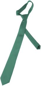 img 1 attached to 👔 Men's Accessories: Kelly Green Satin Necktie for Stylish Ties, Cummerbunds & Pocket Squares