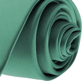 img 3 attached to 👔 Men's Accessories: Kelly Green Satin Necktie for Stylish Ties, Cummerbunds & Pocket Squares