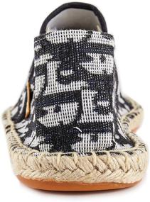 img 1 attached to Kentti Classic Espadrilles Black 8 8 5 Men's Shoes in Loafers & Slip-Ons