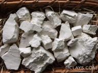 🌱 uclays kaolin edible clay chunks (lump): natural food grade clay for eating - 8 oz (210 g) logo