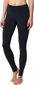 img 4 attached to 🔥 Stay Cozy and Stylish with BALEAF Women's Fleece Lined Winter Leggings: High Waisted Thermal Warm Yoga Pants with Pockets