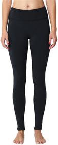 img 3 attached to 🔥 Stay Cozy and Stylish with BALEAF Women's Fleece Lined Winter Leggings: High Waisted Thermal Warm Yoga Pants with Pockets