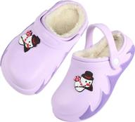 weweya kids garden clogs - winter/summer cute sandals with cartoon charms for boys & girls - toddler outdoor/indoor slippers logo