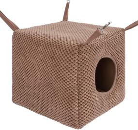 img 4 attached to 🐾 Niteangel Ferret Cozy Swing Hammock: Ultimate Hanging Beds for Ferrets, Rats, Chinchillas, Sugar Gliders & More!