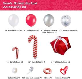 img 3 attached to Bonropin Christmas Balloon Balloons Decorations Event & Party Supplies for Decorations