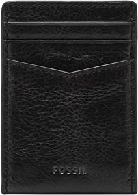 img 2 attached to Fossil Magnetic Wallet Quinn Brown Men's Accessories for Wallets, Card Cases & Money Organizers