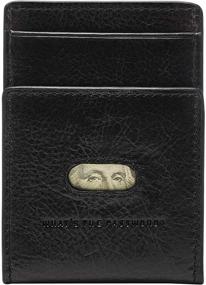 img 3 attached to Fossil Magnetic Wallet Quinn Brown Men's Accessories for Wallets, Card Cases & Money Organizers