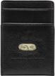 fossil magnetic wallet quinn brown men's accessories for wallets, card cases & money organizers logo