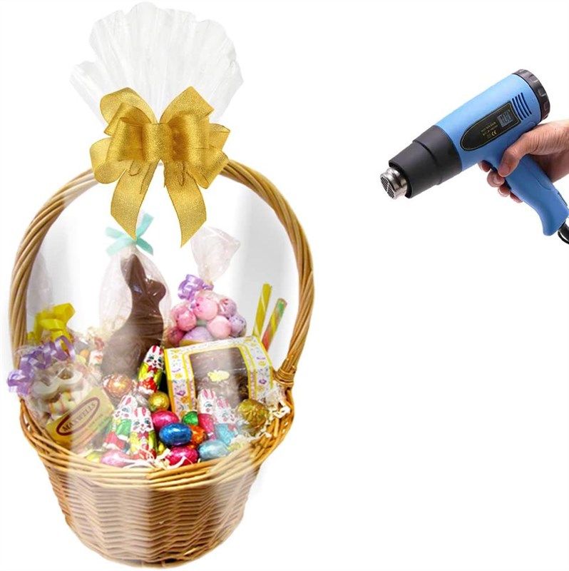 shrink inches cellophnae easter basket 로고