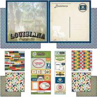 📸 vintage louisiana themed scrapbook kit: paper, stickers & memories logo