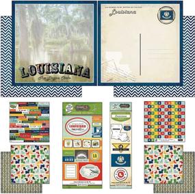 img 1 attached to 📸 Vintage Louisiana Themed Scrapbook Kit: Paper, Stickers & Memories