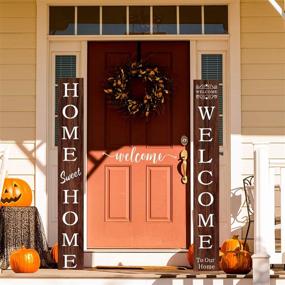 img 1 attached to 25-Piece Kit: Large Welcome Home Stencils Set | Sweet Home, Seasonal & Grateful Reusable Templates for Painting Beautiful Wood