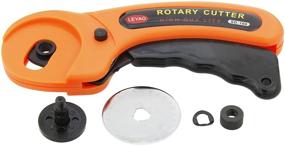 img 3 attached to 🔪 Forsmooth 45mm Rotary Cutter with Extra Sharp Steel Blade: Ideal for Fabric, Leather, and Paper Cutting - Sewing, Quilting, and Crafts