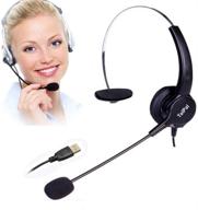 telpal corded usb monaural headset with noise cancelling for better office pc audio - ideal for computer/pc/laptop use only logo