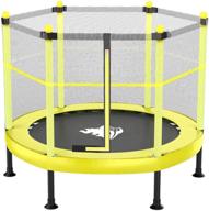 🎪 upgraded foldable trampoline for kids and adults - pagle 60 inch portable children trampoline with padded cover exercise - ideal for indoor and outdoor use, suitable for child age 3+ with parental involvement logo