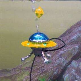 img 2 attached to Saim UFO Ornament for Aquarium 🛸 Fish Tank - Enhance Air Action and Decoration