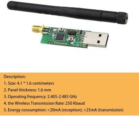 img 3 attached to 🔍 Acxico 1Pcs USB CC2531 Sniffer Board: Bluetooth 4.0 Wireless Zigbee Analyzer Module with External Antenna - Enhanced Connectivity and Monitoring Capabilities