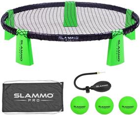 img 4 attached to 🏀 GoSports SLAMMO PRO Game Set: Upgraded Edition with 3 PRO Balls, Pump, and Carrying Case