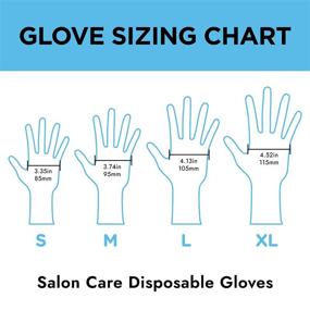 img 1 attached to 🧤 Medium Clear Vinyl Gloves, 100 Count - Salon Care