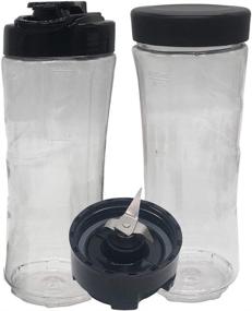 img 4 attached to Joystar Replacement MyBlend Cross Blade with 2pcs 20oz Sport Bottles and To Go Lid/Fresh Lid, Compatible with Oster MyBlend Blenders; Models BLSTPB and BLSTP2 Blender (5, 2x20 oz) - Enhanced for SEO