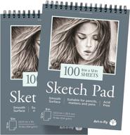 sheets inch smooth sketchpad paper logo