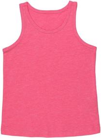 img 4 attached to ToBeInStyle Girls Sheer Jersey Scoop Girls' Clothing in Tops, Tees & Blouses