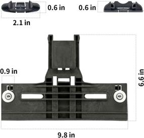 img 1 attached to 🔧 Whirlpool Kenmore Dishwasher Top Rack Adjuster Kit W10350376(2) W10195840(2) W10195839(2) by Sikawai - Upgraded Upper Rack Replacement for W10712394 AP5272176 PS3497383 (6 Pack)