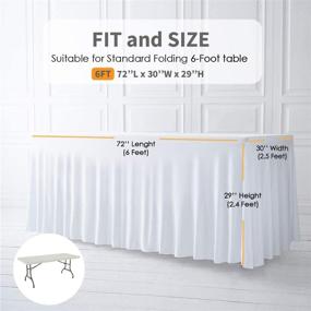 img 2 attached to 🎉 Durable Rectangle Tablecloth for Birthday Banquettes