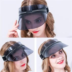 img 3 attached to 👒 Versatile Transparent Visor for Women: Essential Outdoor Accessories for Boys and Caps