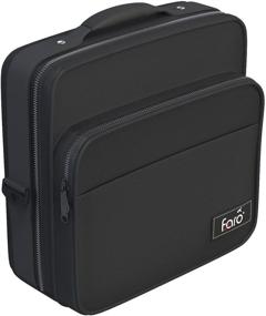 img 1 attached to 🎧 FARO Luxury Aviation Headset Carry Bag - Black, Premium Quality