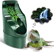 nomoy reptile chameleon drinking fountain water dripper: the perfect water dispenser and habitat waterfall logo