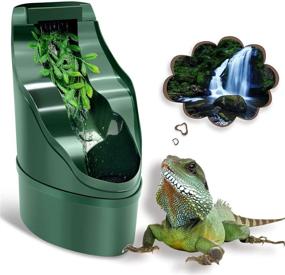 img 4 attached to NOMOY Reptile Chameleon Drinking Fountain Water Dripper: The Perfect Water Dispenser and Habitat Waterfall