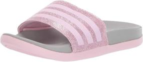 img 4 attached to 👟 Adidas Adilette Comfort Sandal - Medium Boys' Footwear