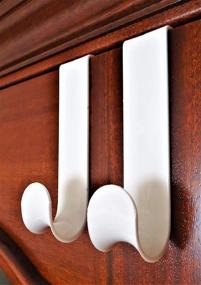 img 4 attached to 🚪 Maximize Bathroom Organization with CASTULA Over Door Hook: Perfect Solution for Extra Storage