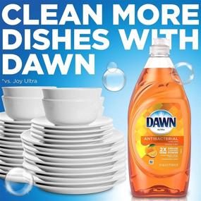 img 2 attached to 🍊 Dawn Antibacterial Orange Scent Dish Soap, 56 Fl Oz (2-Pack) - Effective Cleaning Power with Varying Packaging