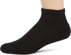 img 2 attached to 🧦 Champion Men's Double Dry Performance Quarter Socks, Pack of 6