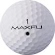 maxfli 2019 matte white balls logo