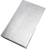 🔥 hiwowsport aluminized heat shield: superior adhesive backed thermal barrier sleeve (10'' x 24'') logo