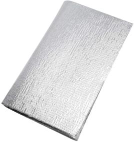 img 4 attached to 🔥 HiwowSport Aluminized Heat Shield: Superior Adhesive Backed Thermal Barrier Sleeve (10'' X 24'')