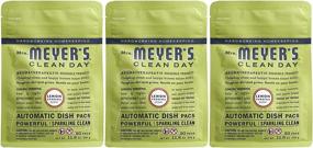 img 4 attached to 🍋 Mrs. Meyer's Clean Day Automatic Dishwasher Pods, Cruelty-Free Formula Dish Soap Tablets, Lemon Verbena Scent, 20 Count - 3 Pack (Total 60 Pods)