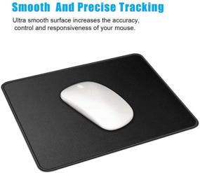 img 2 attached to 🖱️ HONGDE 3-Pack Mouse Pad: Non-Slip Rubber, Stitched Edge, Washable, 10.2x8.3x0.12inch