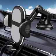 📱 versatile car phone holder with 360° rotatable mount - universal 4-7 inch mobile phone dash/windshield mount logo