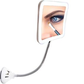 img 4 attached to 🔎 Sunplustrade LED Lighted Makeup Mirror with Magnification - Portable Magnifying Mirror for Perfect Personal Grooming