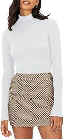 img 3 attached to Butgood Turtleneck Lightweight Athletic Undershirts Women's Clothing in Lingerie, Sleep & Lounge