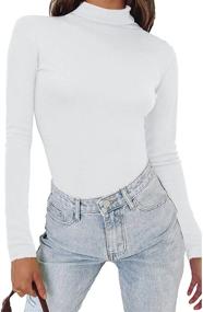 img 4 attached to Butgood Turtleneck Lightweight Athletic Undershirts Women's Clothing in Lingerie, Sleep & Lounge