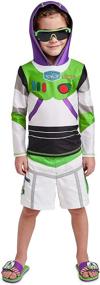 img 3 attached to 👦 Kids' White Disney Buzz Lightyear Swim Trunks - Enhanced for Ideal SEO