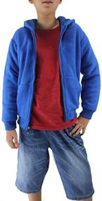 img 2 attached to Leehanton Sweatshirts Sherpa Winter Fleece Boys' Clothing in Fashion Hoodies & Sweatshirts