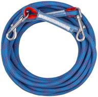 🐾 top-rated ddculture ultra strong dog tie out rope: ideal for large dogs & big pets, ensuring safety and tangle-free experience, holds up to 150 lbs, 20/30 ft length logo